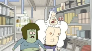 S4E33.088 Skips, Muscle Man, and Hi-Five Notice the Shelf Shaking