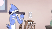 S6E04.027 Mordecai and Rigby Booing