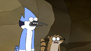 S4E17.121 Mordecai and Rigby Amazed by the Amount of Cavemen