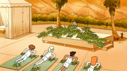 S6E15.210 Baby Turtles Swarming the Yoga Instructor