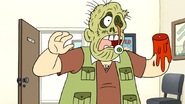 S7E17.080 Scabby Grossman Dressed as a Zombie