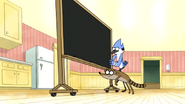 S4E17.055 Mordecai and Rigby Bringing out the Chalkboard