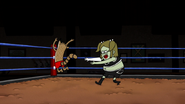 S5E36.132 Starla Throwing Rigby Towards the Turnbuckles