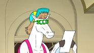 S6E21.224 Party Horse Hoofing Over His Test