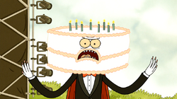 regular show birthday cake