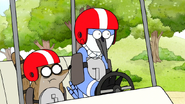 S6E24.126 Mordecai Honking the Horn