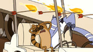 S4E27.208 Flaming Arrows Being Fired At Mordecai and Rigby