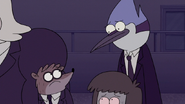 S7E02.185 Mordecai and Rigby Looking at Each Other