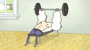 S7E28.009 Skips Lifting Weights