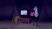 S3E34.173 Mordecai and Rigby Looking for the Tape
