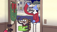 S6E10.091 Mordecai and Rigby Makes it to Eileen's Party