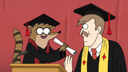 S7E36.359 Rigby Holding His Diploma