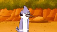 S6E15.258 Mordecai's Awkward Cheesy Smile