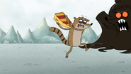 S4E25.193 Rigby Charging Towards the Stress Monster