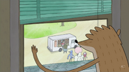 S2E23 Rigby watching through the window