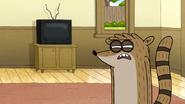 S6E07.036 Rigby Glaring at Joanne's TV