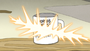 S7E06.153 World's Greatest Mordecai Mug Getting Sliced