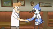 S6E25.044 Mordecai and Del Shaking Hands
