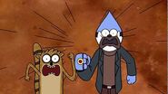 Mordecai and Rigby running