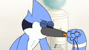S7E28.021 Mordecai Blowing the Emergency Whistle