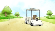 S7E21.145 Rigby Losing Control of the Cart