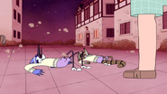 S4E31.130 Mordecai and Rigby Thrown to the Ground