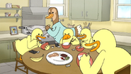 S6E24.573.5 Mother Duck Feeding the Baby Ducks