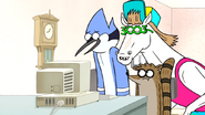 S6E21.082 Mordecai Thinking the Internet is too Distracting