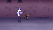 Mordecai and Rigby Walking to the Box