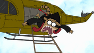 S7E36.255 Rigby Falling Out of the Helicopter