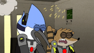 S6E24.340 Mordecai and Rigby Feeling the Impact