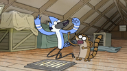 S2E09.015 Mordecai and Rigby Thinking of Throwing a Party