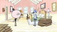 S3E04.001 Mordecai and Rigby Cleaning Pops' Room