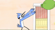 S8E23.247 Mordecai Tossing the Bag of Cookies