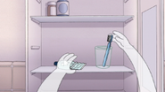 S7E08.132 HFG Grabbing His Toothbrush and Toothpaste