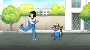 S7E15.114 Rigby and Apple Playing Hacky Sack