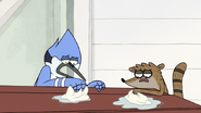 S7E09.055 Mordecai and Rigby Wiping Benson's Car