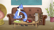 Mordecai steals Rigby's Glue -(