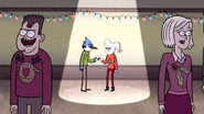 S6E10.028 Mordecai and CJ Together in Mordecai's Fantasy