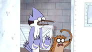 S4E17.224 Mordecai and Rigby Telling Gregg to Leave the Meat Locker 02