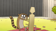 S7E06.149 Rigby Practicing on the Board Dummy 01