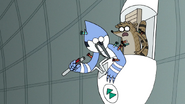 S7E05.398 Mordecai Hit with Another Knockout Dart Yet Again