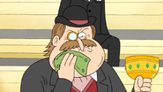 S4E21.112 Rich Man Wiping His Face with Cash
