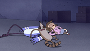 S5E09.57 Mordecai, Rigby, and Eileen Lost the Fight