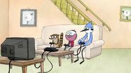 S2E11.055 Rigby, Benson, and Mordecai Playing Video Games