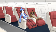 S6E13.216 Mordecai and Rigby Sleeping on a Plane