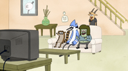 S5E19.155 Laughing at Rigby's Cowardice Scream