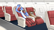 S6E13.215 Mordecai and Rigby Going OOOOH! on a Plane