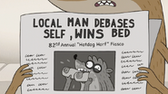 S7E24.010 Local Man Debases Self, Wins Bed