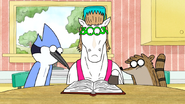S6E21.137 Mordecai and Rigby Watching Party Horse Study